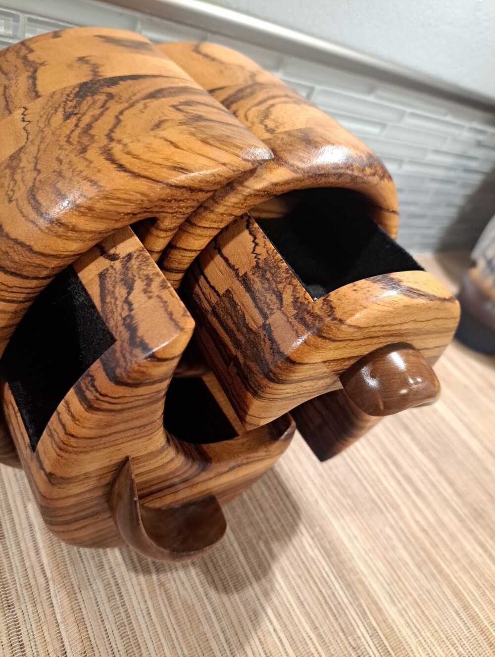 Handmade Bandsaw Wooden Jewelry Trinket Box - Picture 9 of 11